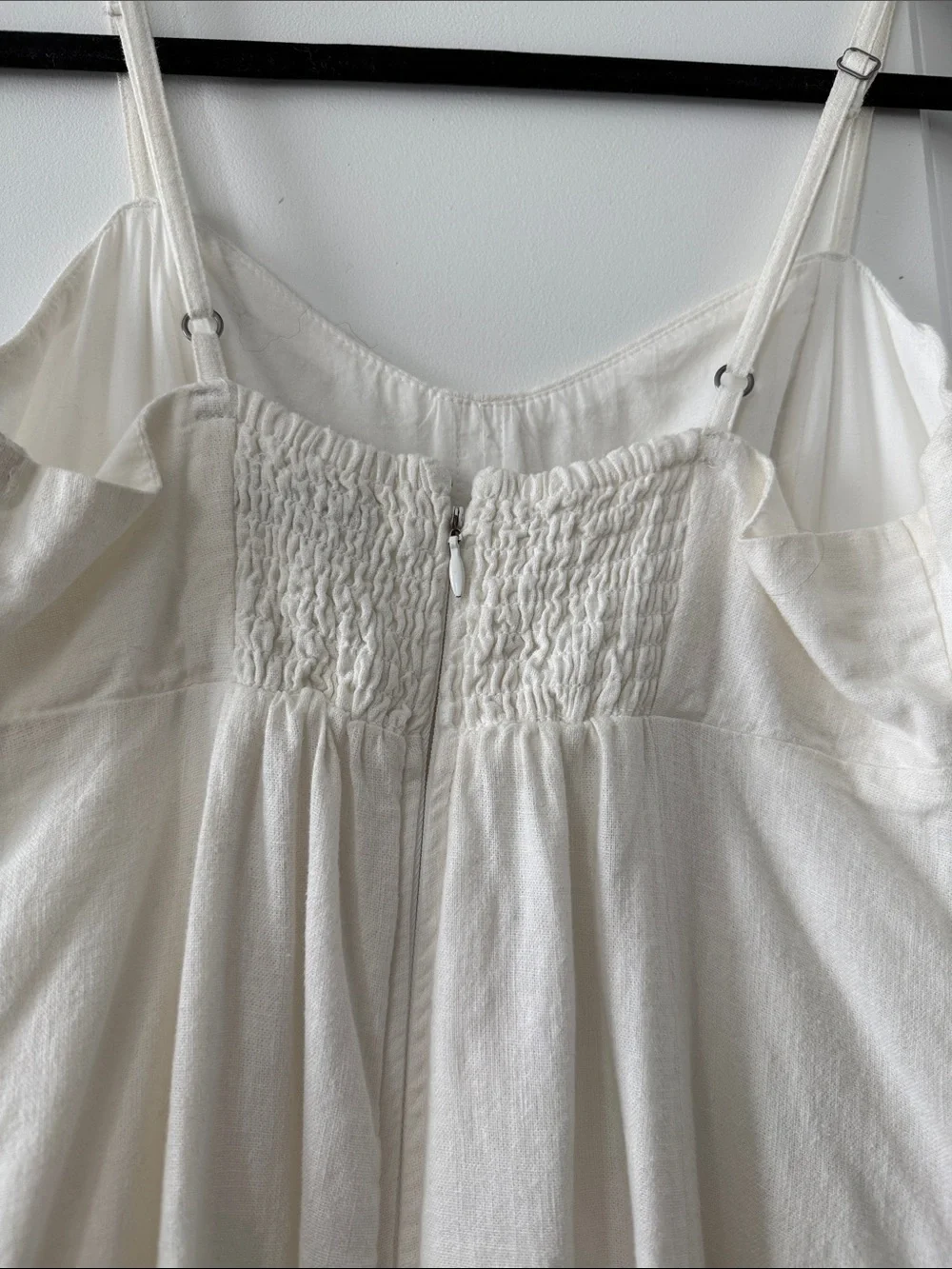 Abercrombie & Fitch Linen Spaghetti Strap Maxi Dress